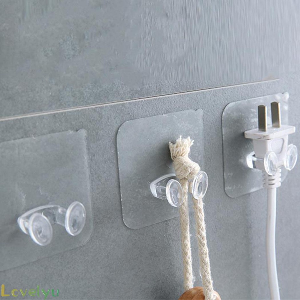 Móc Nhựa Dán Tường Treo Phích Cắm Điện Tiện Lợi