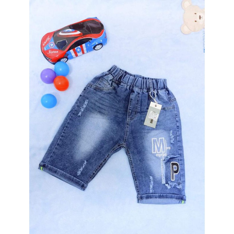 Quần ngố bò bé trai