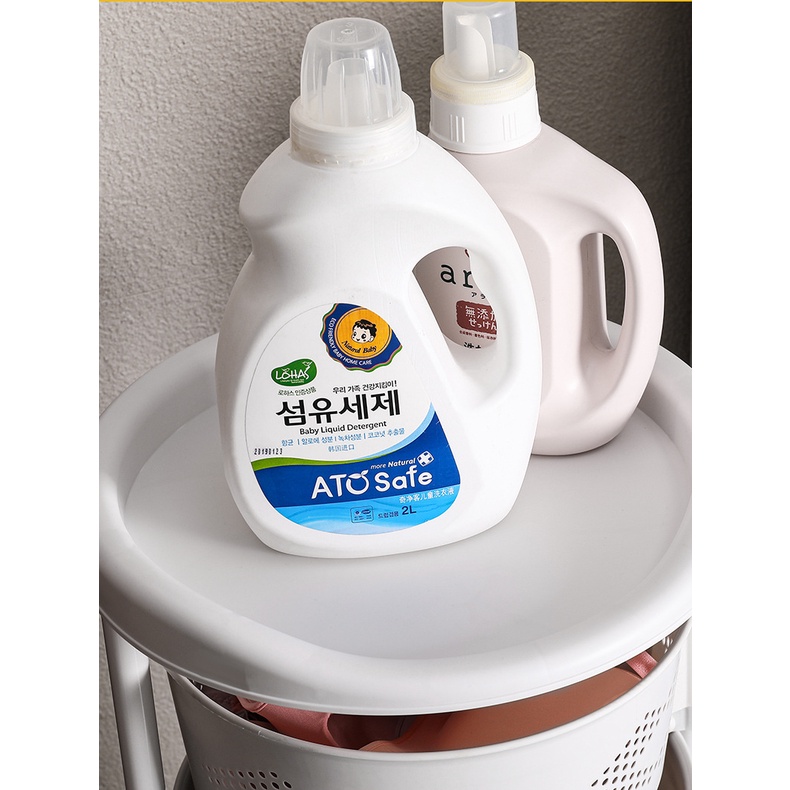 Kệ Đựng Đồ Dùng Nhà Bếp / Tắm 3 / 4 / 5 Tầng Có Bánh Xe Kéo Đa Năng Tiện Dụng