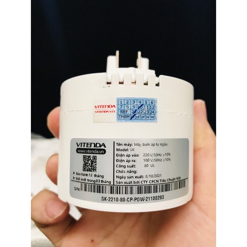 Bộ đổi nguồn 100v quạt ,máy lọc không khí nhật .Bộ đổi nguồn 220v ra 100v