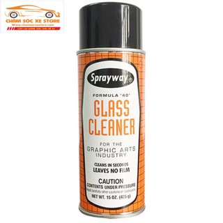 Dung dịch tẩy rửa, làm sạch kính chuyên dụng Sprayway Glass Cleaner SW-040 425g