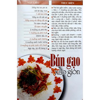 Sách 60 Món Ăn Được Ưa Thích Bún, Mì, Cháo, Lẩu (Quỳnh Chi) (VT)