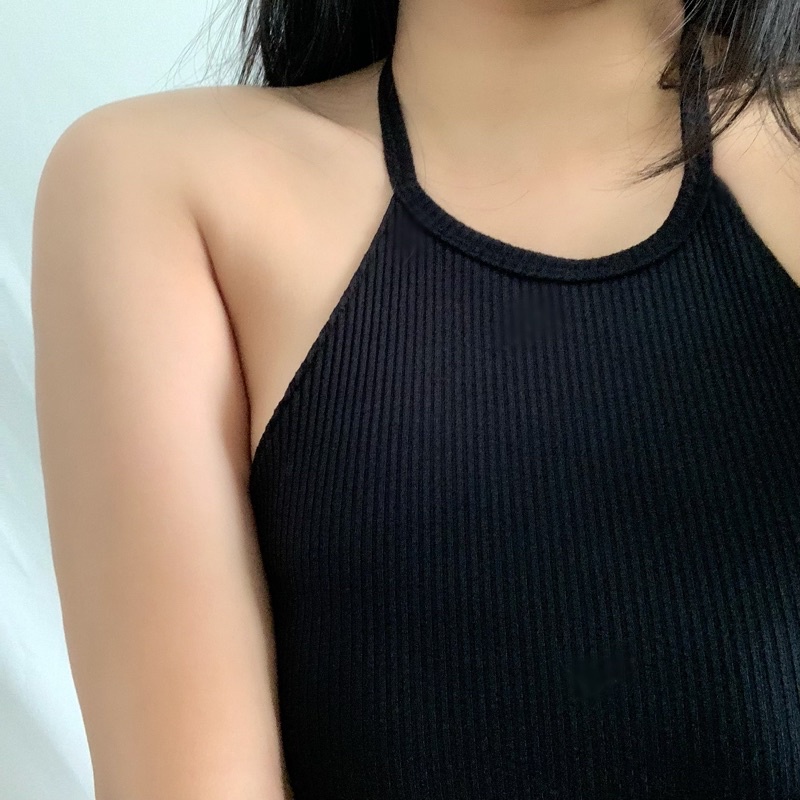 Đầm BODY cổ yếm hở lưng Sexy thu hút mọi ánh nhìn (ẢNH TỰ CHỤP) 040