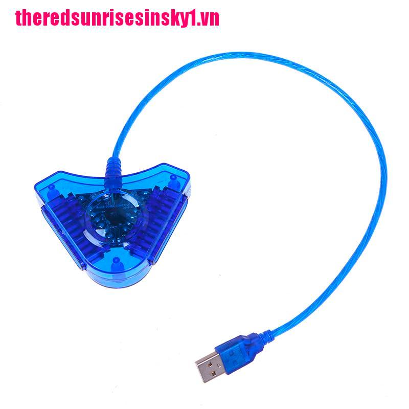 (3C) Giắc Chuyển Đổi 1pc Game Usb Dual Player Adapter Adapter For Ps2 Usb