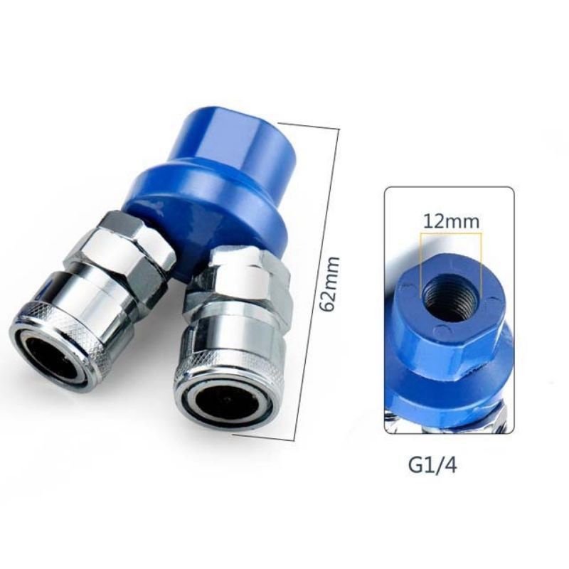 Đầu chia hơi khí nén, 2 và 3 đầu cắm