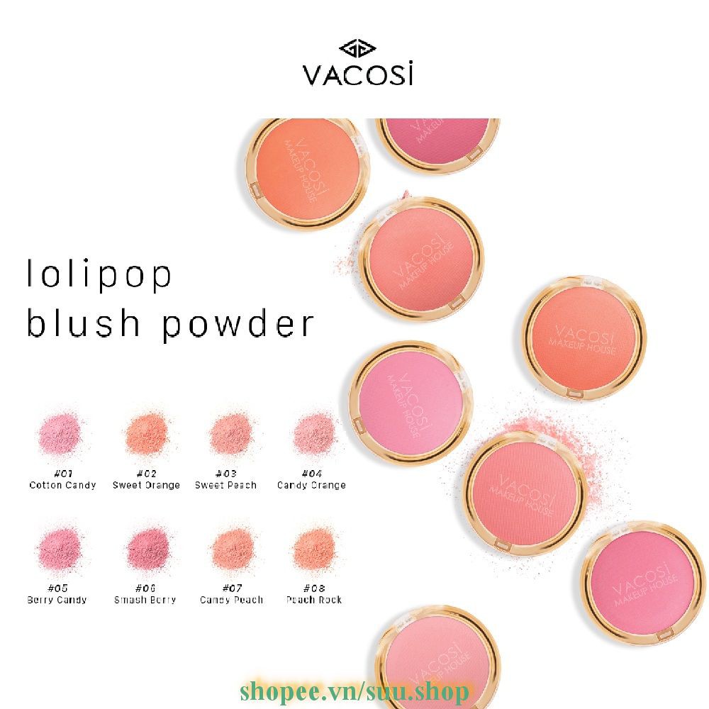 Phấn Má Hồng Số 05 Berry Candy Vacosi Lolipop, suu.shop Cam Kết Hàng Chính Hãng. | BigBuy360 - bigbuy360.vn