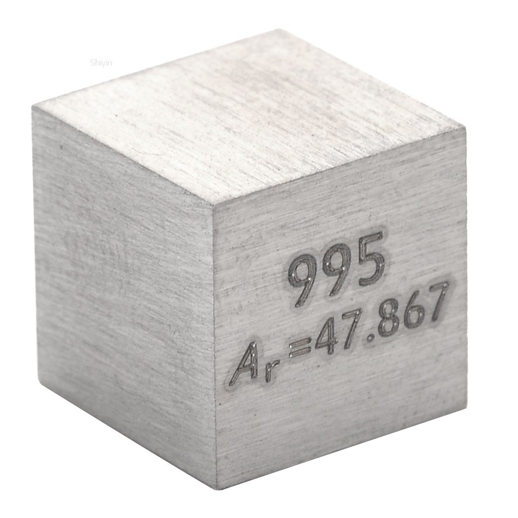 1 Khối lập phương kim loại titan 99.5% độ tinh khiết cao 10mm
