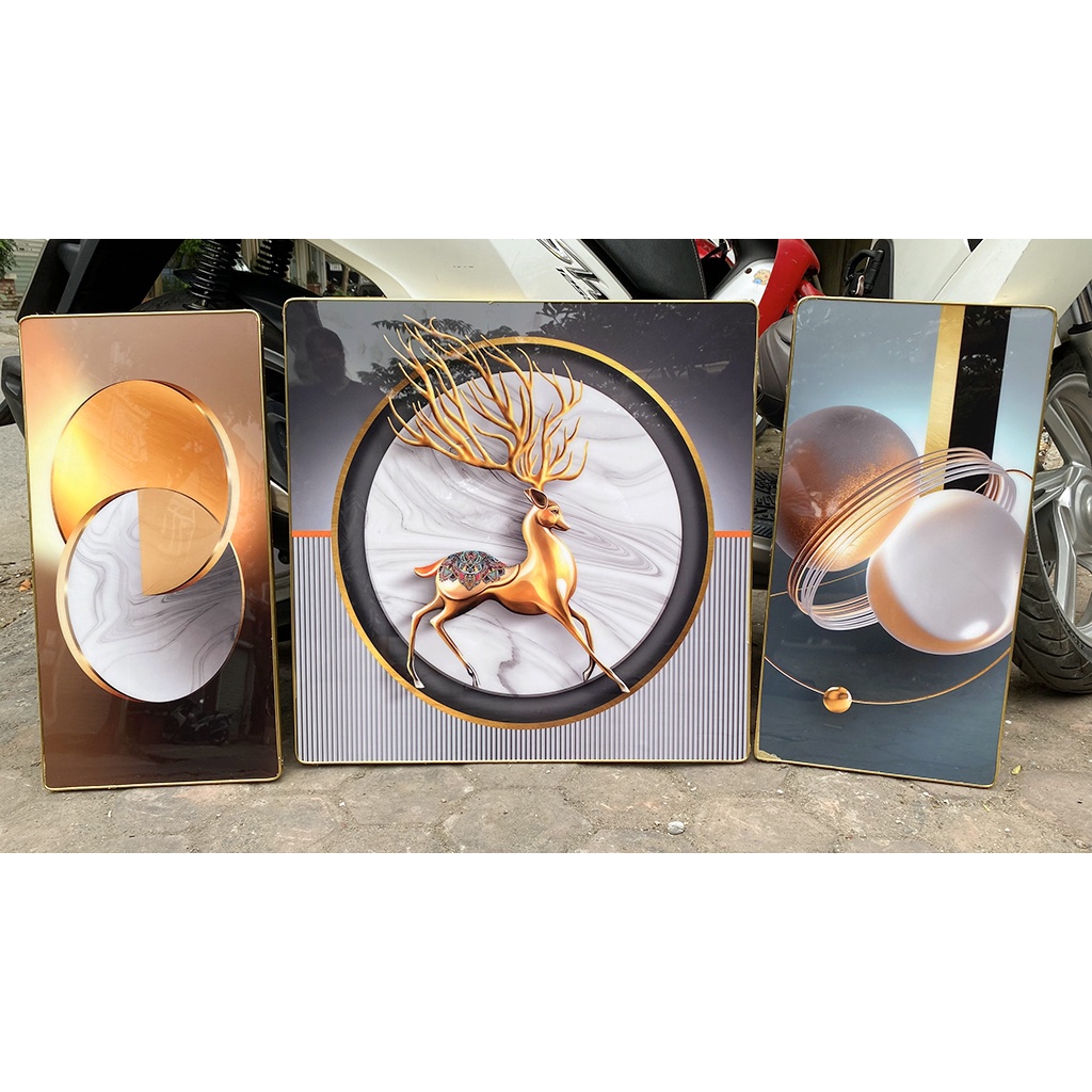 Tranh Tráng Gương Treo Tường Phòng Khách, In UV lên Mica, cao cấp, hiện đại | MOD