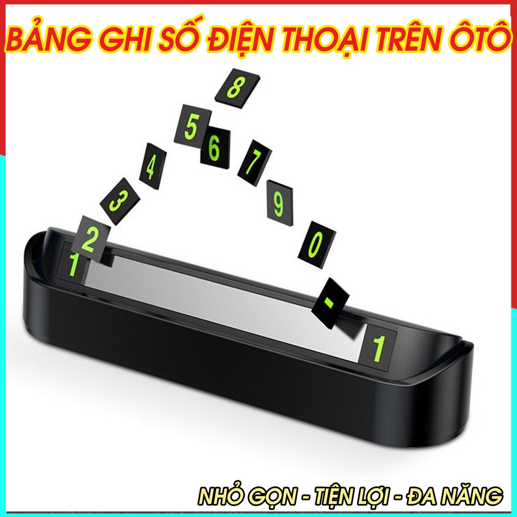 Bảng ghi số điện thoại gắn Taplo xe hơi - B003 - Better Car