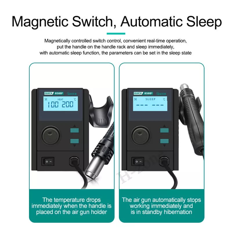 Máy khò Quick 858D+ chính hãng