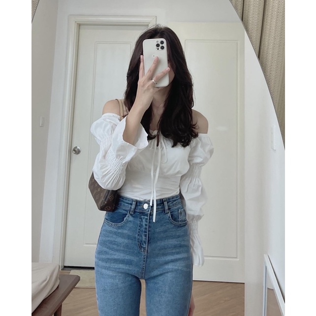 SƠ MI THÔ CUP NGỰC DÀI TAY