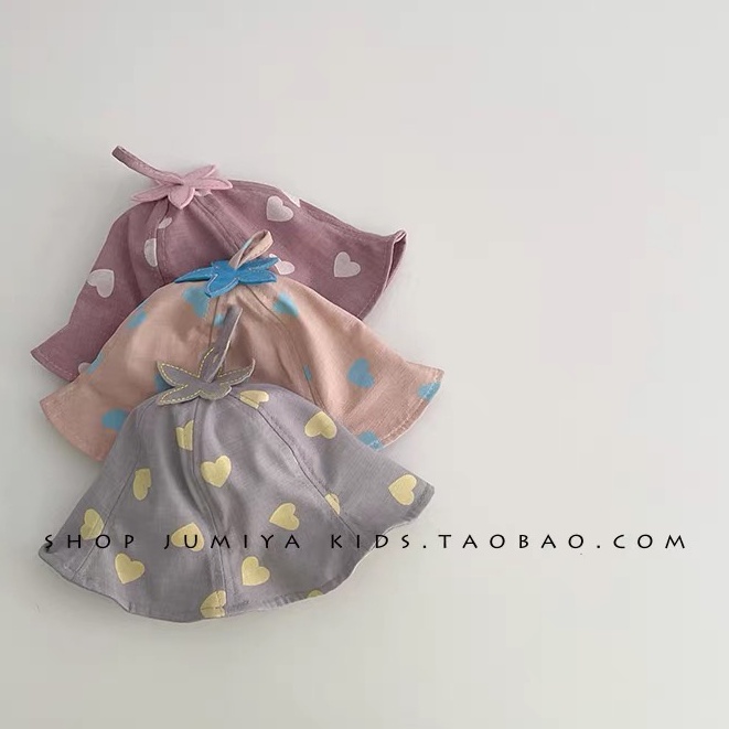 Mũ Kiểu Hàn Quốc Thiết Kế Xinh Xắn Cho Bé Gái