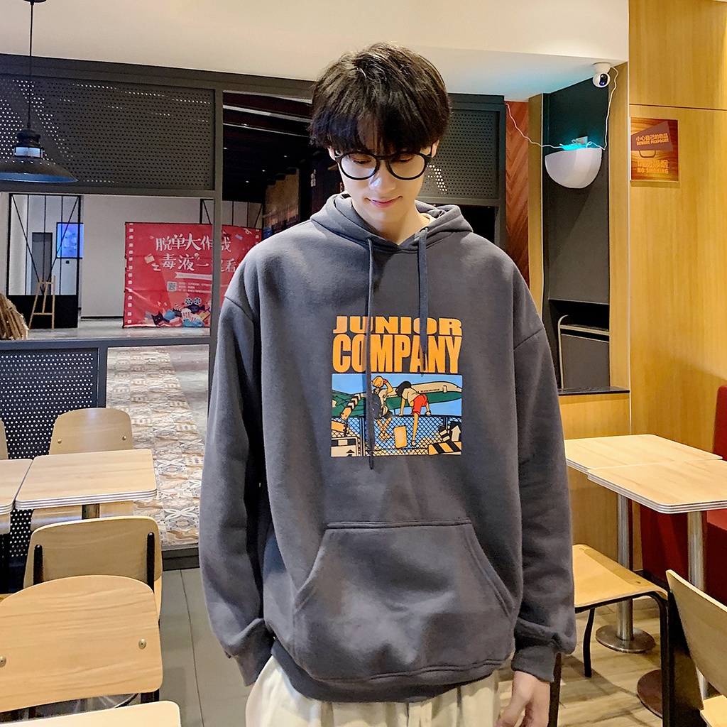 Áo Hoodie Dài Tay In Họa Tiết Thời Trang Nhật Bản Độc Đáo M-5xl