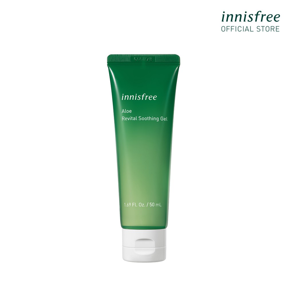 MINISIZE Gel dưỡng ẩm đa năng từ nha đam tươi innisfree Aloe Revital Soothing Gel 50ml