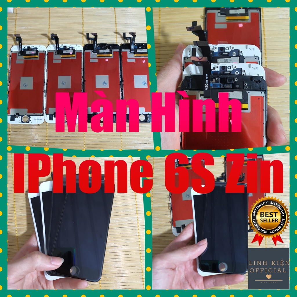Màn hình iphone 6s full bộ zin new cao cấp màu trắng đen độc quyền linhkien.vn