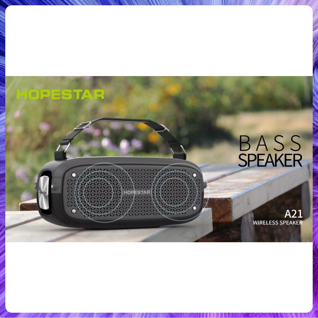 Loa Bluetooth Hopestar A21 Party mini, Công Suất 20W Âm Bass Siêu Trầm, Chống Nước cho laptop pc BH12 tháng