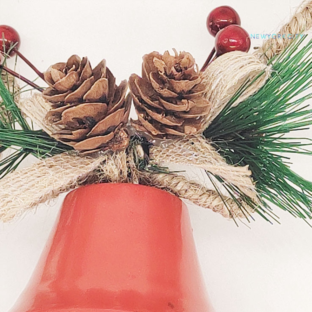 Chuông treo trang trí giáng sinh bằng sắt độ bền cao chống biến dạng