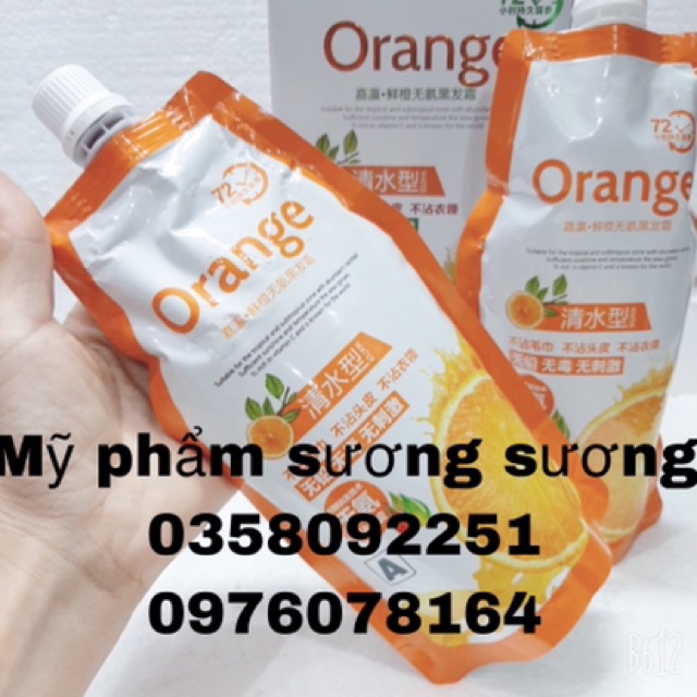 Nhuộm phủ bạc đen tóc 100% dạng túi 500ml x 2