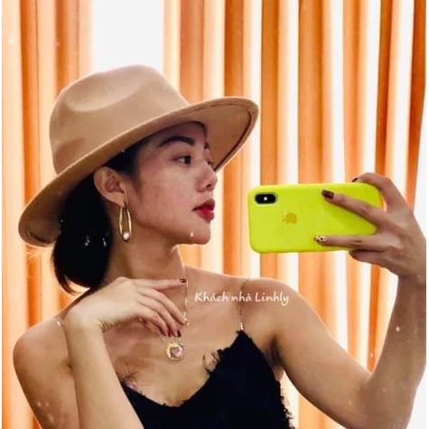 Khuyên tai hiệu đính ngọc sang chảnh