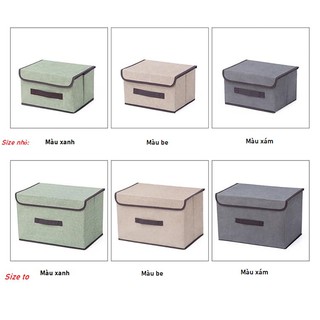 Giỏ đựng đồ đa năng có nắp chống bụi tiện lợi gọn gàng