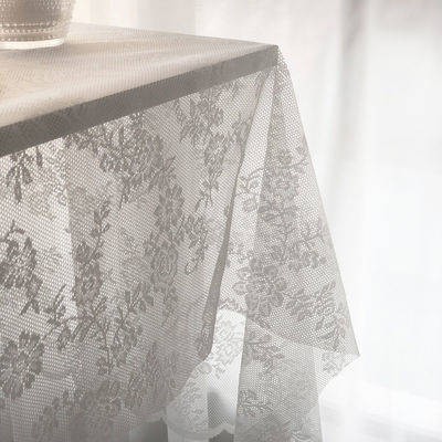 Mạng lưới đỏ Pháp retro hoa hồng ren bàn vải bàn trà bàn khăn trải bàn vải lưới vòi vải nền