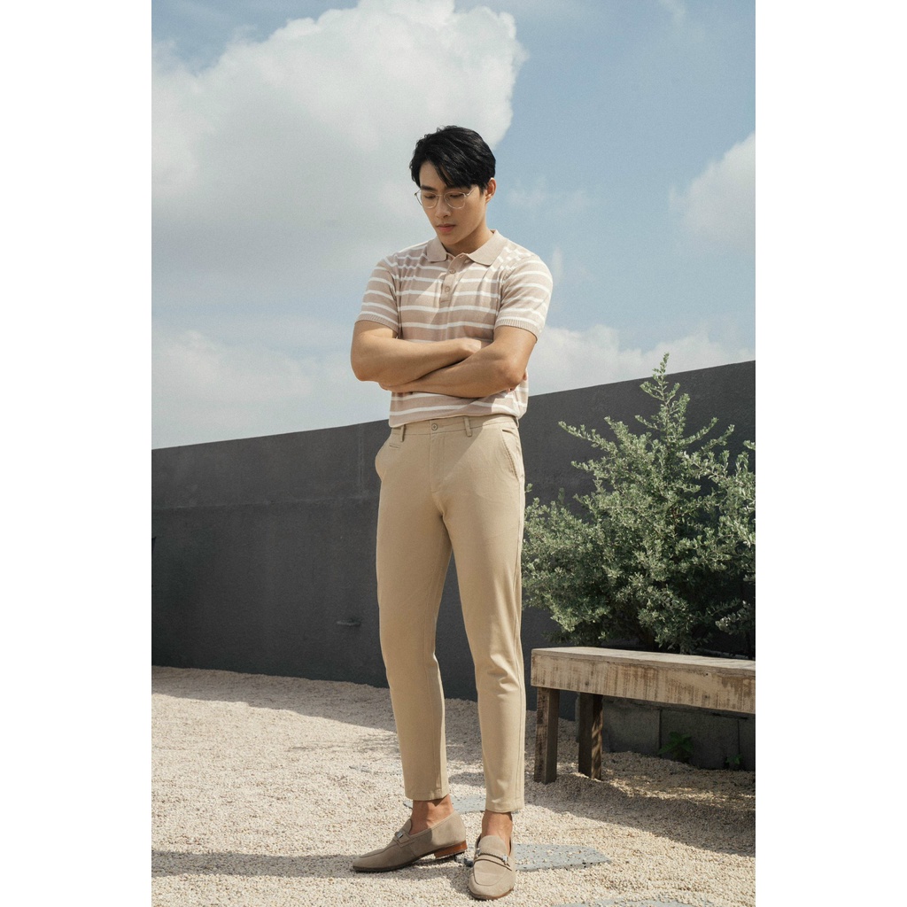 Quần Khaki Americus Gosani Phom Slimfit Đen Và Be