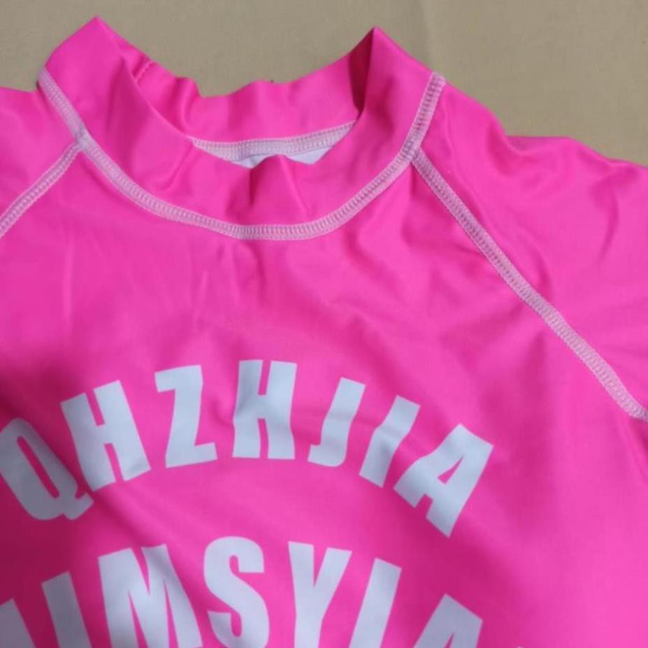 Áo bơi nữ dài tay thun lạnh đẹp màu hồng phong cách thể thao hàn - ảnh thật 👙 sexy  ཾ ' ་ | BigBuy360 - bigbuy360.vn