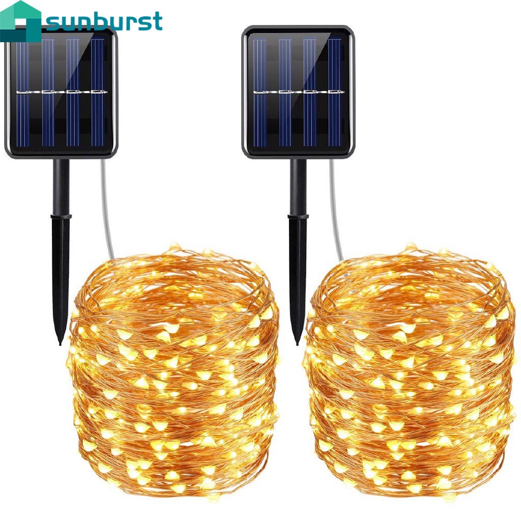Dây Đèn Led 200 Bóng 22M 8 Chế Độ Sử Dụng Năng Lượng Mặt Trời