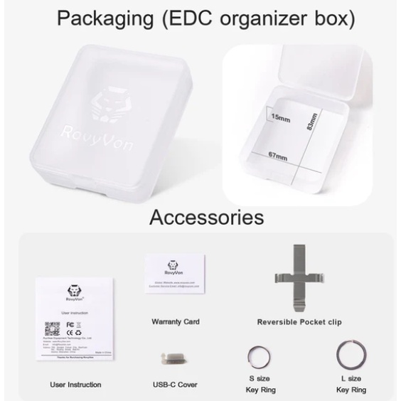 Đèn pin Rovyvon E3