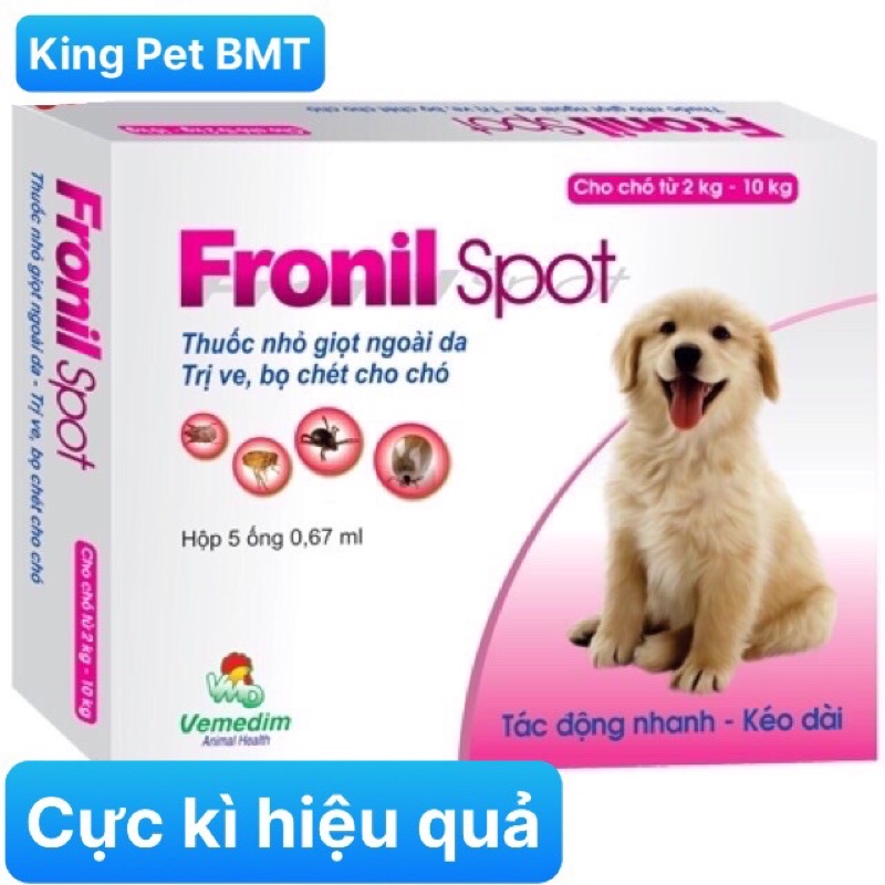 FRONIL SPOT- TRỊ VE, RẬN CHÓ MÈO HIỆU QUẢ