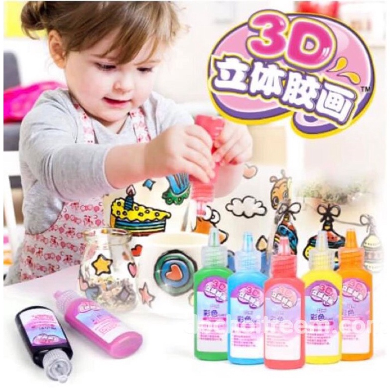 Bộ vẽ và tô màu 3D làm hình dán