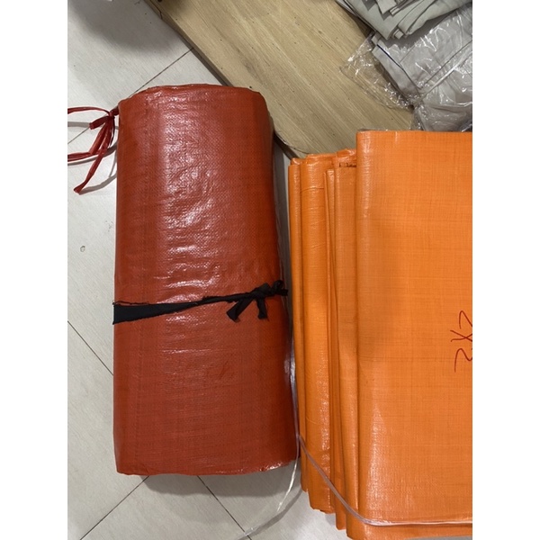 Bạt xanh vàng,bạt xanh cam che mưa nắng,bạt che đồ