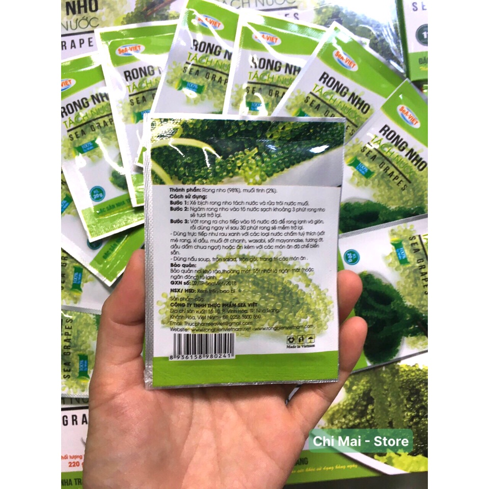 Rong nho tách nước Sea Việt GÓI 20G