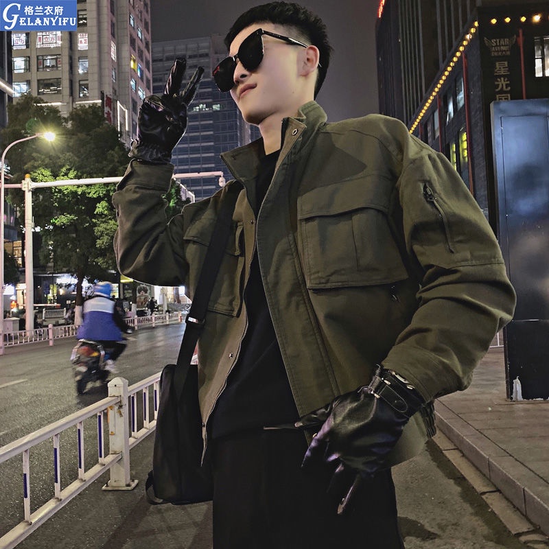 Áo khoác bomber thời trang Hàn Quốc cho nam