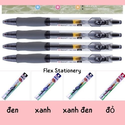 BÚT M&G LOẠI BẤM GP1008 NGÒI 0.5MM, HÀNG XỊN, BÚT BẤM CHENGUANG, BÚT GEL