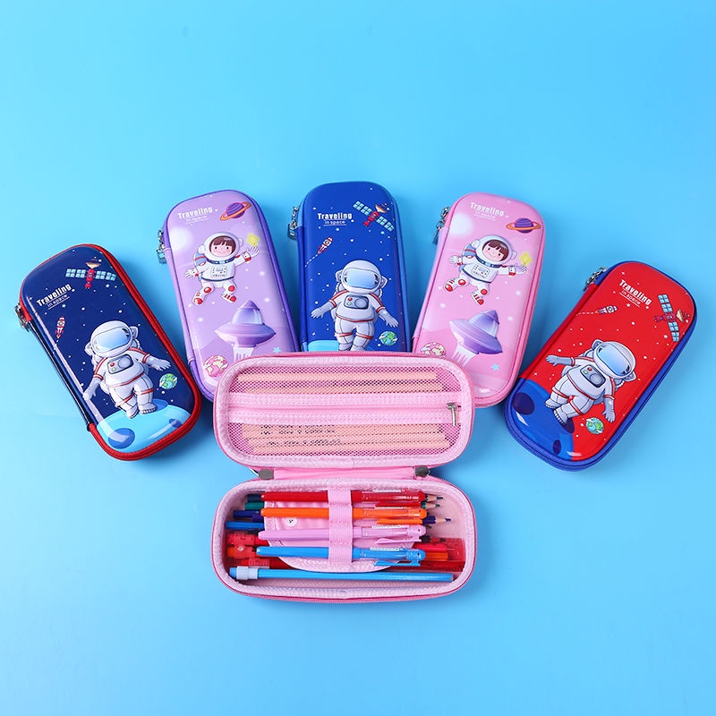 Hộp đựng bút cỡ lớn nhiều ngăn họa tiết hoạt hình dễ thương cho nam và nữ