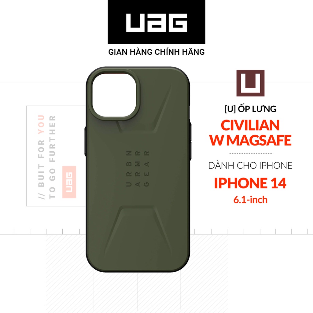 Ốp Lưng UAG CIVILIAN W MAGSAFE Cho iPhone 14 [6.1 INCH]