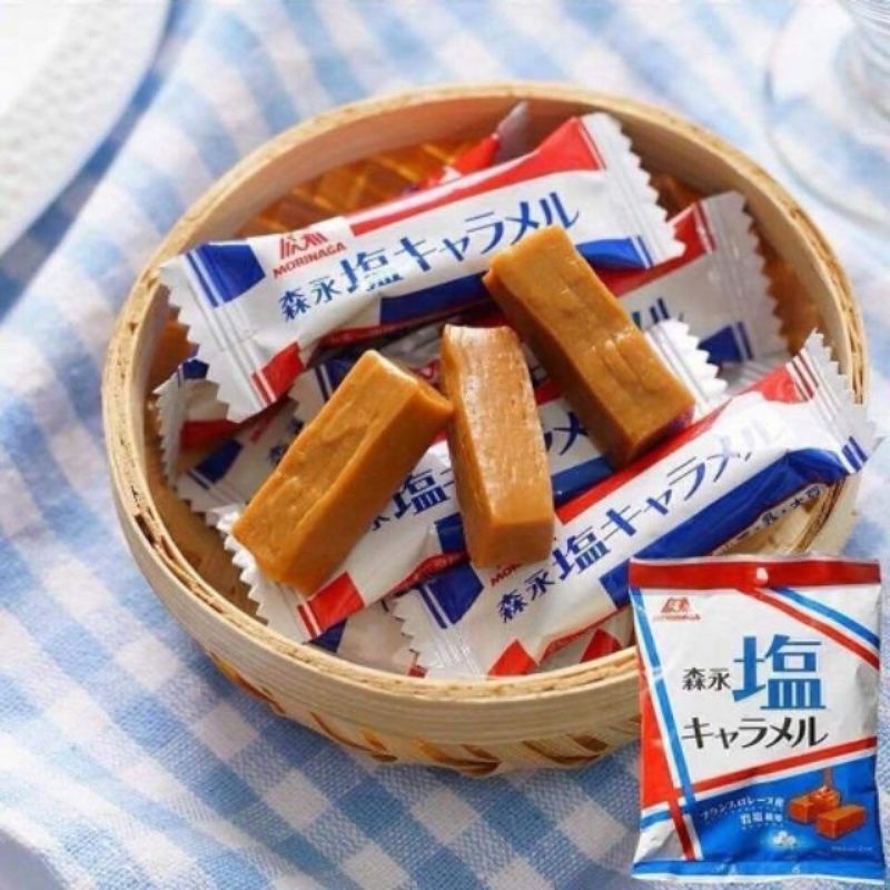 Kẹo caramen muối morinaga nội địa Nhật (date 09/2022)