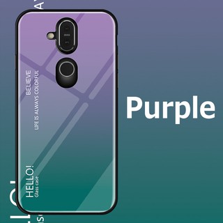 Ốp lưng điện thoại màu gradient dành cho Nokia 7.1/8.1