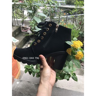 (Có ảnh thật) Giày boot nhung BN91