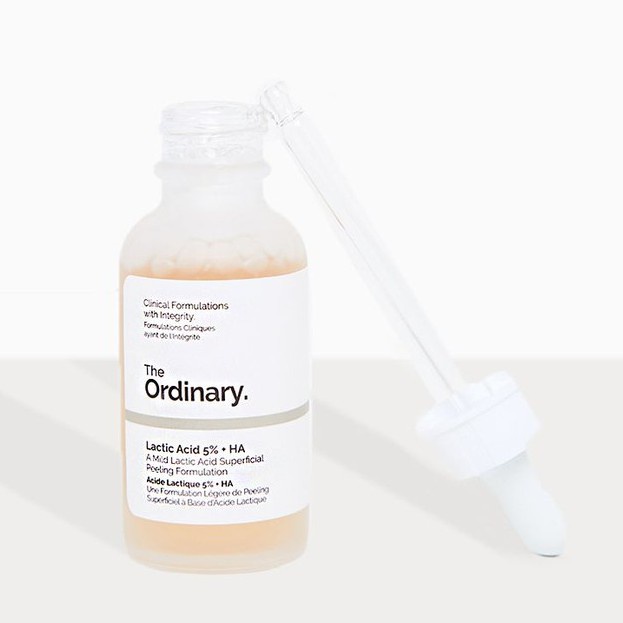 Tinh chất THE ORDINARY Giúp Tẩy Da Chết Mụn Đầu Đen Chứa Lactic Acid 5% + HA 30ml