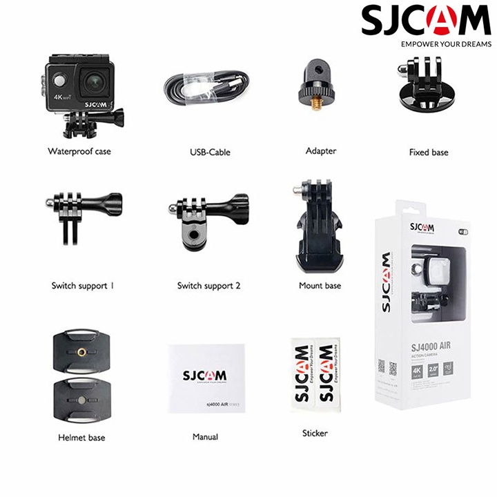 [Mã BMLT200 giảm 10% đơn 699K] Camera hành trình SJCAM SJ4000 Air journey camera