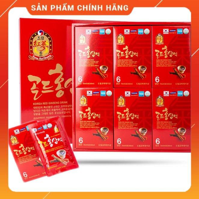Nước Hồng Sâm 6 Năm Tuổi Hàn Quốc, Hộp 30 Gói - Hồng Sâm Hàn Quốc Chính Hãng