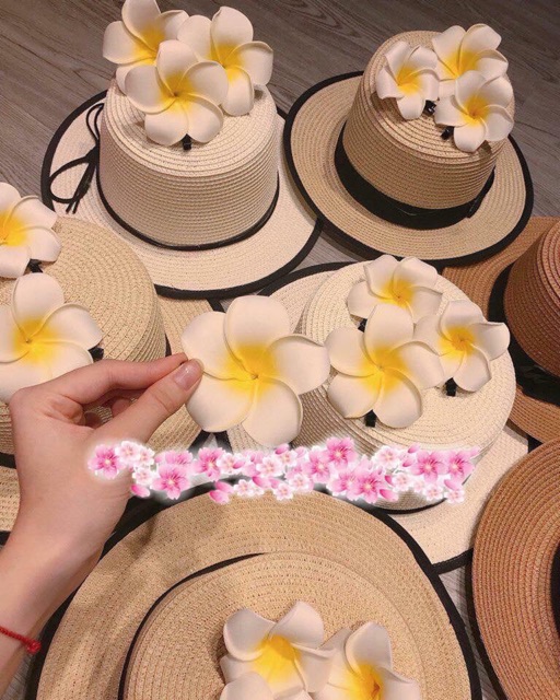 Cài tóc hoa đại cực xinh - Bí kíp sống ảo