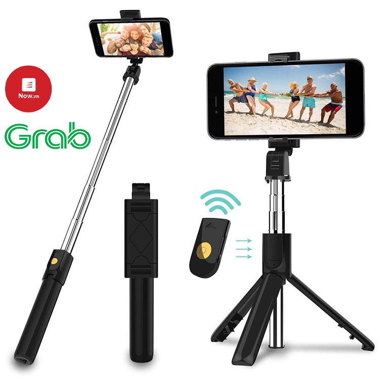 Gậy chụp ảnh 3 chân tripod có khiển từ xa thu dài ngắn selfie mọi lúc mọi nơi GD95