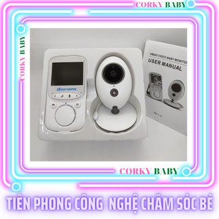 Máy báo khóc Corky Baby mbk03 siêu nét - camera giám sát không dây, tín hiệu bắt xa ổn đinh