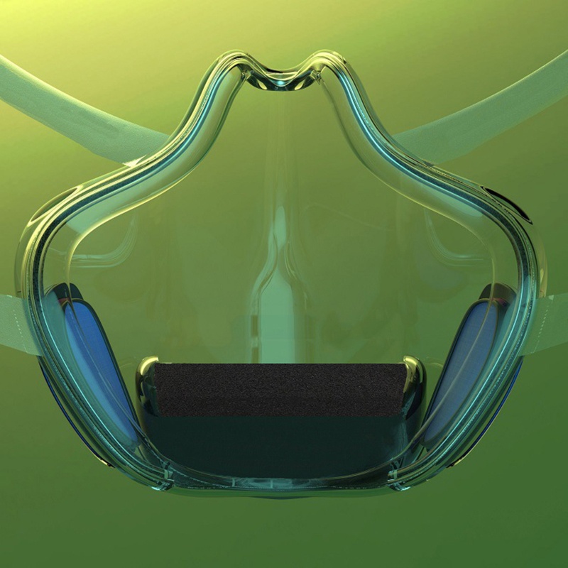 Khẩu trang nhựa trong suốt chống chói thời trang cho người lớn