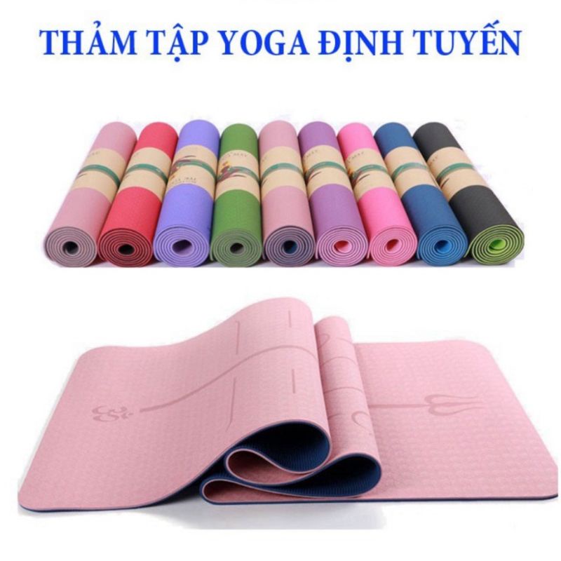 Thảm Tập YOGA TPE 2 Lớp (Hàng Loại 1)