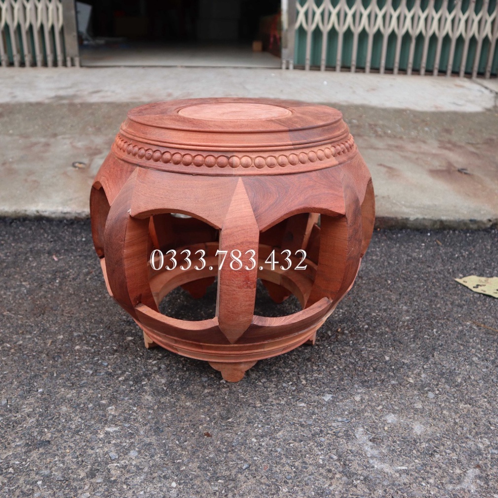 ĐÔN TRỐNG NGỒI PHÒNG KHÁCH GỖ HƯƠNG MẶT 28 CAO 35,42