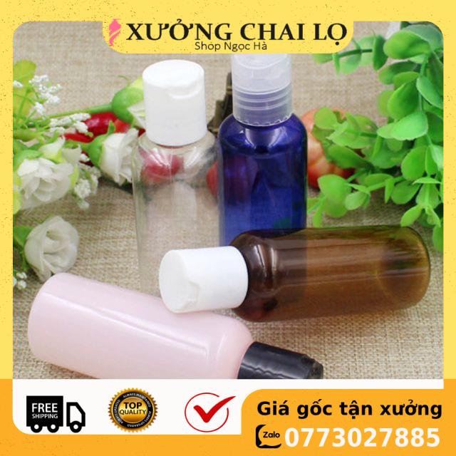 Chai Chiết Mĩ Phẩm ❤ GIÁ RẺ NHẤT ❤ [20ml-250ml] Chai nhựa pet nắp nhấn chiết mỹ phẩm , phụ kiện du lịch